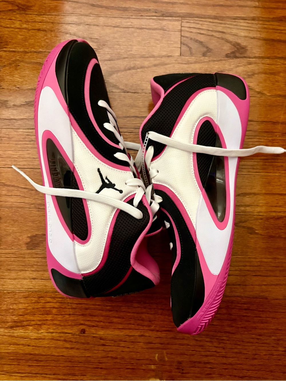 Jordan Jason Tatum 4s. Pink, Black and White Size 11.5